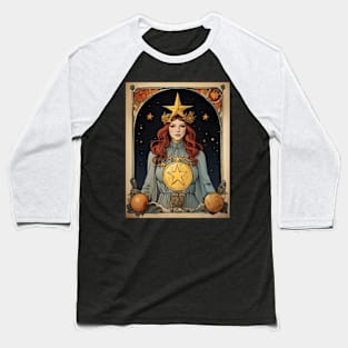 The Star Tarot Card Baseball T-Shirt